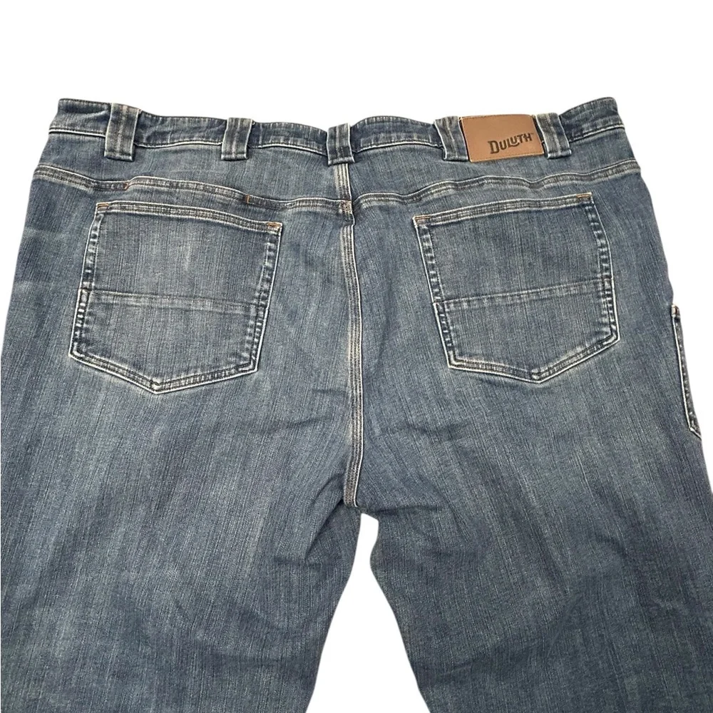 Duluth Trading Co‎ Men's  Relaxed Straight-Leg Ballroom Double Flex Jeans 46x30